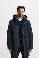 TECHNICAL PARKA WITH REMOVABLE COLLAR