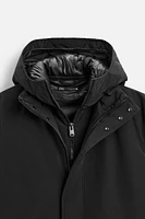 100% FEATHER PUFFER PARKA