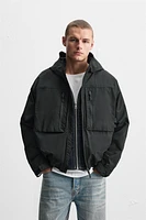 WATER REPELLENT HOODED JACKET