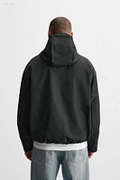 WATER REPELLENT HOODED JACKET