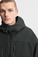 WATER REPELLENT HOODED JACKET