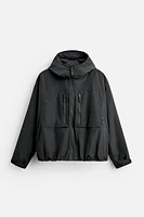 WATER REPELLENT HOODED JACKET