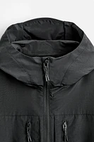 WATER REPELLENT HOODED JACKET