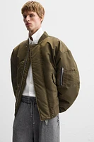 OVERSIZE FIT BOMBER JACKET