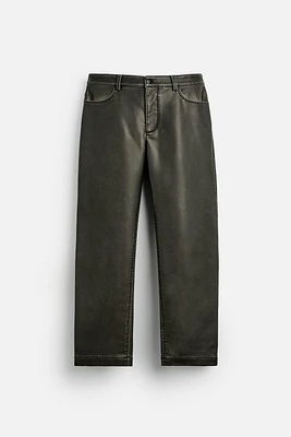 FAUX LEATHER PANTS LIMITED EDITION