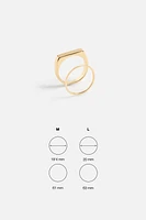 2 PACK OF CONTRASTING RINGS LIMITED EDITION