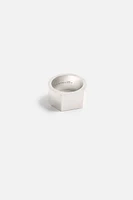 EMBOSSED SIGNET RING