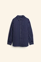 STRIPED OVERSIZED OVERSHIRT LIMITED EDITION