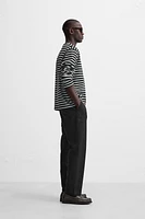 REGULAR-FIT PLEATED PANTS