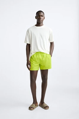 STRUCTURED REGULAR SWIM SHORTS