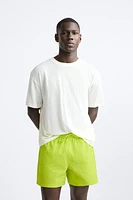 STRUCTURED REGULAR SWIM SHORTS