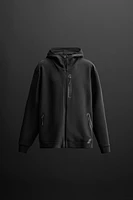 TECHNICAL ZIP SWEATSHIRT