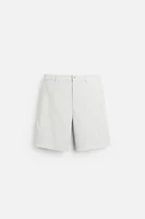 COTTON LINEN SHORTS