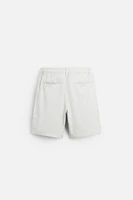 COTTON LINEN SHORTS