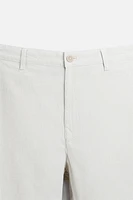 COTTON LINEN SHORTS