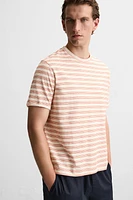 STRIPED JACQUARD T-SHIRT