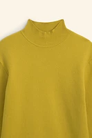 DENSE KNIT MOCK NECK SWEATER LIMITED EDITION