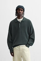 PURL KNIT POLO