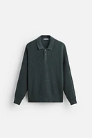 PURL KNIT POLO