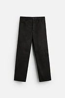 FAUX SUEDE PANTS