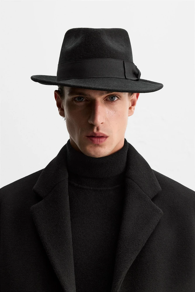 WOOL FEDORA HAT