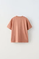 GARMENT DYED T-SHIRT AND SHORTS MATCHING SET