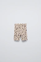 ANIMAL PRINT BIKE SHORTS