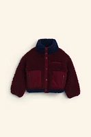 CONTRASTING FLEECE JACKET LIMITED EDITION