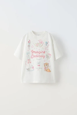 COQUETTE PRINT T-SHIRT