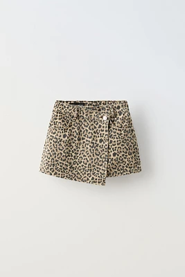 ANIMAL PRINT SKORT