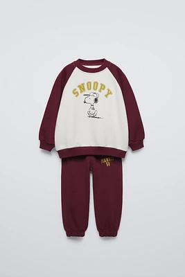 SNOOPY PEANUTS™ SWEATSHIRT AND PANTS MATCHING SET