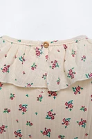 RIBBED FLORAL SHIRT