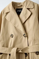 BELTED TRENCH COAT