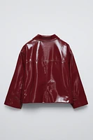 PATENT FINISH JACKET