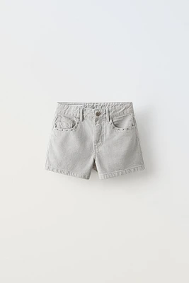 STUD TRIM SHORTS