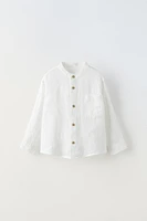 LINEN BLEND SHIRT