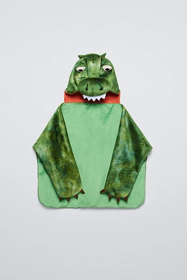 FLEECE DINOSAUR CAPE