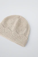 OPEN KNIT HAT