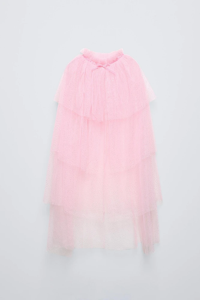 TULLE PRINCESS COSTUME CAPE