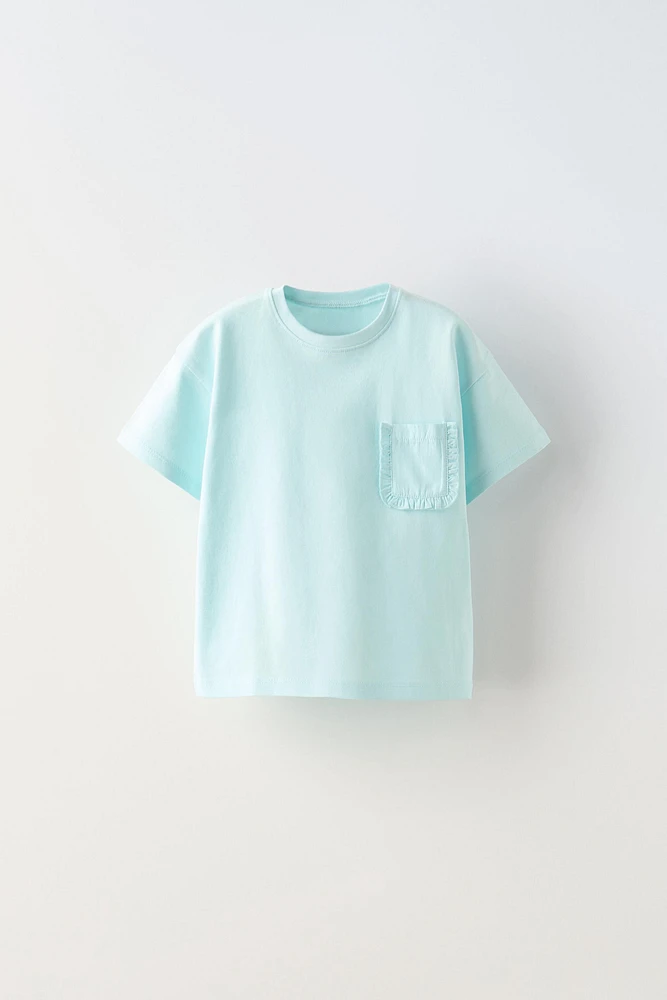 PLAIN POCKET T-SHIRT