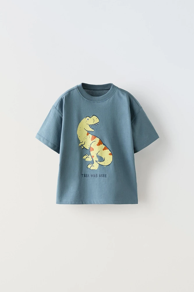 DINOSAUR PRINT T-SHIRT