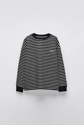 STRIPED HEAVY JERSEY T-SHIRT