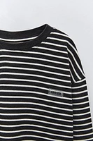 STRIPED HEAVY JERSEY T-SHIRT