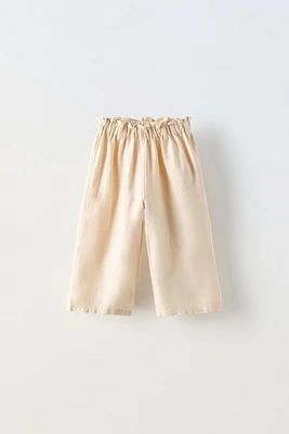 LINEN BLEND PANTS