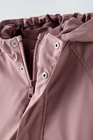 WATER REPELLENT LINED RAINCOAT