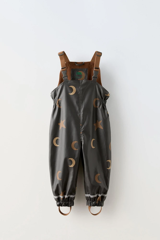 RUBBERIZED MOON OVERALLS