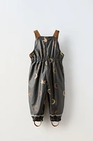 RUBBERIZED MOON OVERALLS