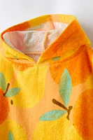 4-5 YEARS/ FRUIT TOWEL PONCHO