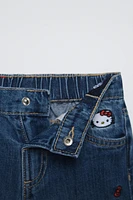 HELLO KITTY © WIDE LEG JEANS