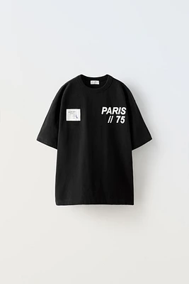 PARIS PRINT T-SHIRT